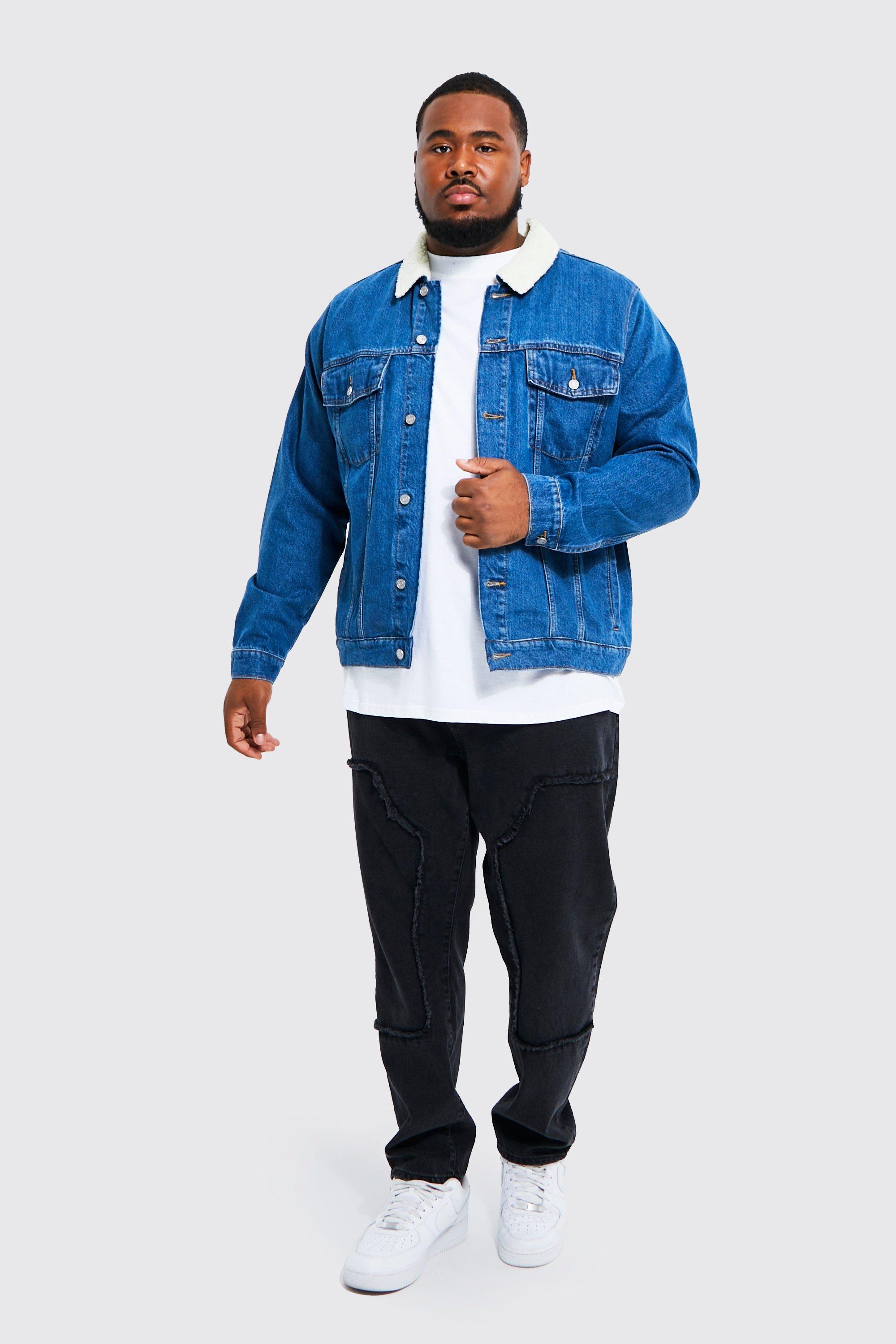 Boohoo plus hotsell denim jacket